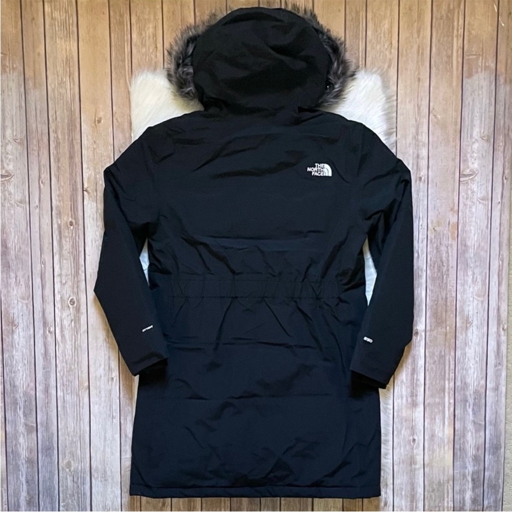 The North Face Women’s Arctic Parka Waterproof Black Coat - Picture 7 of 10